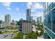 Stunning city views showcasing modern buildings and blue sky with scattered clouds at 3338 Peachtree Rd # 2005, Atlanta, GA 30326