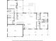 Detailed floor plan showcasing the layout of the primary bedroom, kitchen, living room, and garage at 221 Brooke Dr., Alpharetta, GA 30009