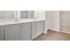 Elegant bathroom with double vanity and ample storage at 603 River Gardens Se Dr, Atlanta, GA 30354