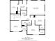 Second floor plan featuring a main bedroom, three bedrooms, and laundry room at 603 River Gardens Se Dr, Atlanta, GA 30354