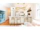 Stylish kitchen with marble countertops, modern appliances, and bar stool seating at 824 Greenwood Ne Ave # 9, Atlanta, GA 30306