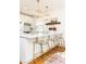 Contemporary kitchen with bar seating, stainless steel appliances, and pendant lighting at 824 Greenwood Ne Ave # 9, Atlanta, GA 30306