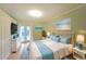 Bright bedroom with balcony access, stylish decor and ample natural light at 1800 Clairmont Lk # 313, Decatur, GA 30033