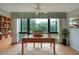 Comfortable office with a large window overlooking a beautiful outdoor view at 1800 Clairmont Lk # 313, Decatur, GA 30033