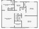 Second-floor floorplan featuring the primary bedroom, primary bathroom, two bedrooms, a laundry room, and several closets at 1850 Thomas Ne Dr, Marietta, GA 30066