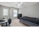 Bedroom featuring carpet, a ceiling fan, a bed, a desk, and a dresser at 303 Barberry Pl, Canton, GA 30114