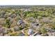 This aerial shot shows a home set in a lush, tree-filled neighborhood in the city at 3087 Alston Dr, Decatur, GA 30032