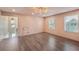 Bright bonus room with hardwood floors, recessed lights, and a doorway to an outdoor view at 3087 Alston Dr, Decatur, GA 30032