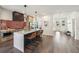 Spacious modern kitchen with island, stainless steel appliances, and open floor plan at 3087 Alston Dr, Decatur, GA 30032