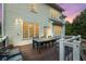Outdoor deck featuring an outdoor dining area, perfect for entertaining at 1140 Promontory Drive, Marietta, GA 30062