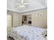 Well-lit bedroom with trey ceilings that opens to the living room and ensuite at 1140 Promontory Drive, Marietta, GA 30062