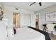 Light bedroom featuring ensuite bathroom and walk-in closet at 1280 W Peachtree Nw St # 2205, Atlanta, GA 30309