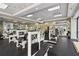 Well-equipped gym featuring various exercise machines and ample space for fitness activities at 1280 W Peachtree Nw St # 2205, Atlanta, GA 30309