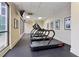 Exercise room showcasing treadmills and windows with a lovely view at 1280 W Peachtree Nw St # 2205, Atlanta, GA 30309