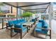 Outdoor patio with modern seating and covered area at 1280 W Peachtree Nw St # 2205, Atlanta, GA 30309