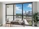 Bright city views from the unit's large windows at 1280 W Peachtree Nw St # 2205, Atlanta, GA 30309