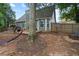 Backyard features include a hammock, patio and fencing at 565 Saint James Ct, Lawrenceville, GA 30044