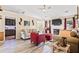 Inviting living room with fireplace, hardwood floors, and comfortable seating at 1543 Blossom Dr, Atlanta, GA 30349