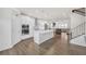 Bright kitchen with stainless steel appliances, a large island, and a seamless flow to the living space at 2530 Clairebrooke Bend, Atlanta, GA 30341