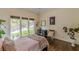 Cozy bedroom with hardwood floors, a desk, and a view of the outside at 1757 E Clifton Ne Rd, Atlanta, GA 30307