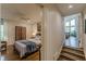 Cozy bedroom with a ceiling fan and hardwood floors at 1757 E Clifton Ne Rd, Atlanta, GA 30307