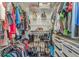 Walk-in closet with rows of clothing, shelves, drawers, and shoe racks for storage at 1757 E Clifton Ne Rd, Atlanta, GA 30307