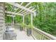 Inviting covered deck with comfortable seating, ideal for enjoying the serene wooded views at 1757 E Clifton Ne Rd, Atlanta, GA 30307