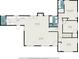 Open floor plan with kitchen, dining area, living room, bedrooms and baths at 2695 Peeler Rd, Dunwoody, GA 30360