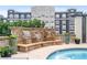 Water feature at the community hot tub provides a serene and relaxing atmosphere at 625 Piedmont Ne Ave # 105, Atlanta, GA 30308