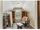 Cozy attic space that has built-in bookshelves and a rocking chair that provides a secluded relaxing escape at , Atlanta, GA 30360