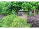 Elegant brick entrance sign surrounded by lush landscaping, marking the community of Madison at , Atlanta, GA 30360
