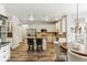 Spacious kitchen with a center island, stainless steel appliances, and hardwood flooring at , Atlanta, GA 30360