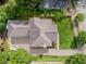 Aerial view showcasing the property's roof, backyard, and driveway at 560 Morgan Ne St, Atlanta, GA 30308