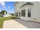 Spacious patio extending from a home with large windows, perfect for outdoor entertaining or relaxation at 105 Pine Valley Ct, Hiram, GA 30141