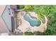 Backyard pool and spa with ample space for entertaining and relaxing by the water at 103 Millstone Way, Canton, GA 30115