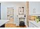 Convenient office nook with a desk and drawers adjacent to laundry room at 2056 Hosea L Williams Ne Dr, Atlanta, GA 30317