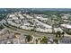 Expansive aerial view showcasing the property's prime location near shopping, dining and green spaces at 132 Grand Cres, Alpharetta, GA 30009