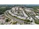 Expansive aerial view showcasing the property's prime location near shopping, dining and green spaces at 132 Grand Cres, Alpharetta, GA 30009