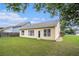 Well-maintained backyard featuring a lush lawn, privacy fence and access to the home at 4200 Vinca Way, Union City, GA 30291
