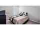 Bedroom with a single bed and gray carpet at 4200 Vinca Way, Union City, GA 30291