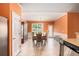 Dining room with natural light and an open concept flow to the kitchen at 4200 Vinca Way, Union City, GA 30291