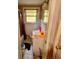 Small bathroom with tub and shower, standard white toilet and vanity at 3617 Bob White Ln, Loganville, GA 30052