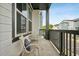 Cozy balcony features seating, providing an inviting outdoor space at 522 Hargrove Ln, Decatur, GA 30030