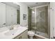 Modern bathroom with tiled shower and updated fixtures, including a bright vanity at 522 Hargrove Ln, Decatur, GA 30030