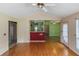 Bright and spacious living room with hardwood flooring at 9550 Canvasback Ct, Jonesboro, GA 30238