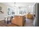 Modern kitchen featuring a large island, stainless steel appliances, and ample counter space at 1253 Lucile Sw Ave, Atlanta, GA 30310