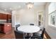 Eat-in kitchen and breakfast nook with backyard access at 585 Lawton Bridge Sw Rd, Smyrna, GA 30082