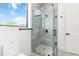 Bathroom features glass shower and modern toilet at 1554 Columbia Cir, Decatur, GA 30032