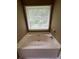 Close up shot of bathroom bathtub with a window featuring blinds, allowing for natural light and privacy at 645 Robin Rd, Covington, GA 30016