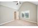 Bedroom with carpet, neutral paint, ceiling fan, and natural light at 5635 Upper Creek Ct, Suwanee, GA 30024